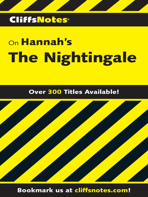 Title details for CliffsNotes on Hannah's the Nightingale by Gregory Coles - Available